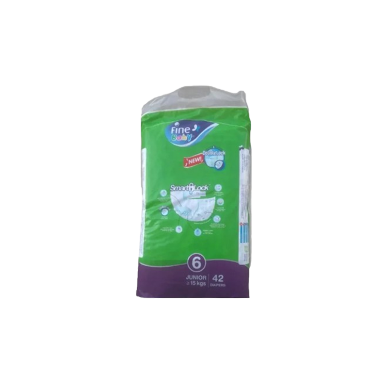 Fine Baby Diapers Junior Jumbo No.6 42pcs