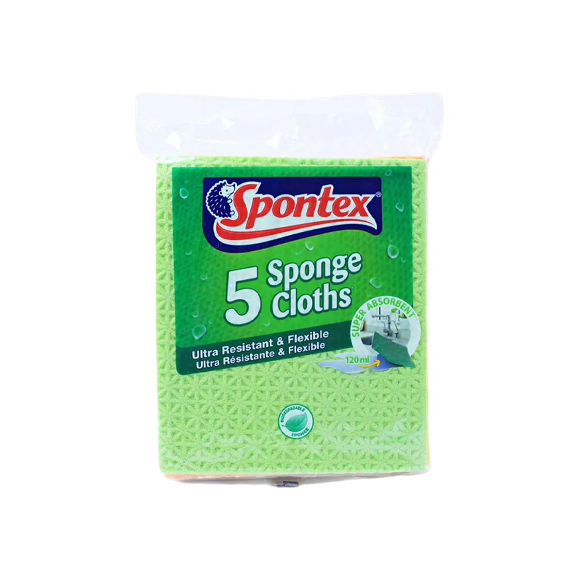 Spontex 5 Sponge Cloths