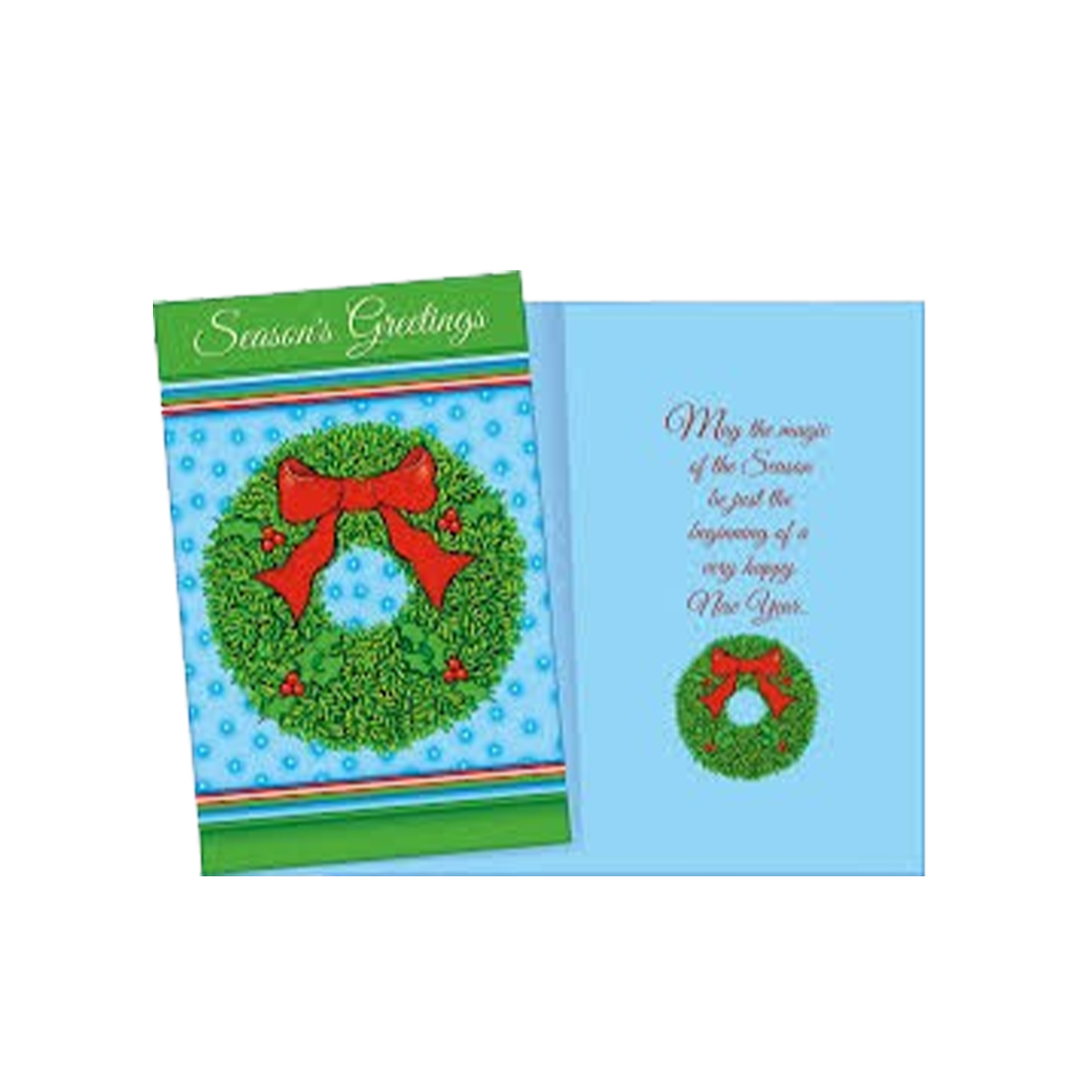 Mill Brook Studio - Cello-Wrapped Christmas Greeting Cards - General - Season's Greetings (6pk)