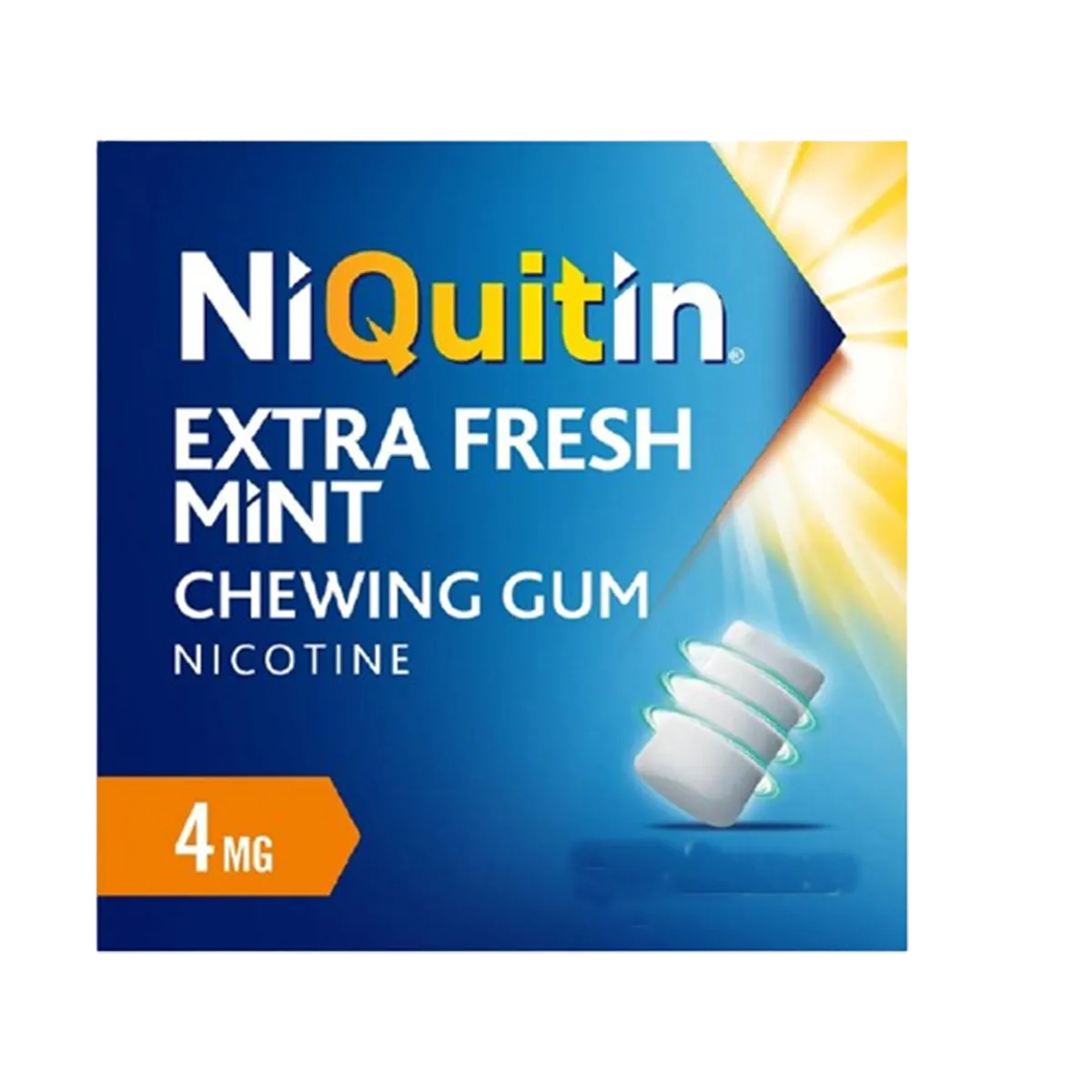 NiQuitin Extra Fresh Mint 4mg Gum 30 pieces