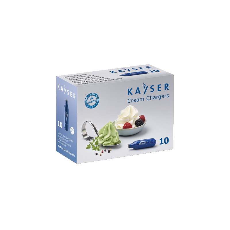 Kayser Cream Chargers 10 Pks