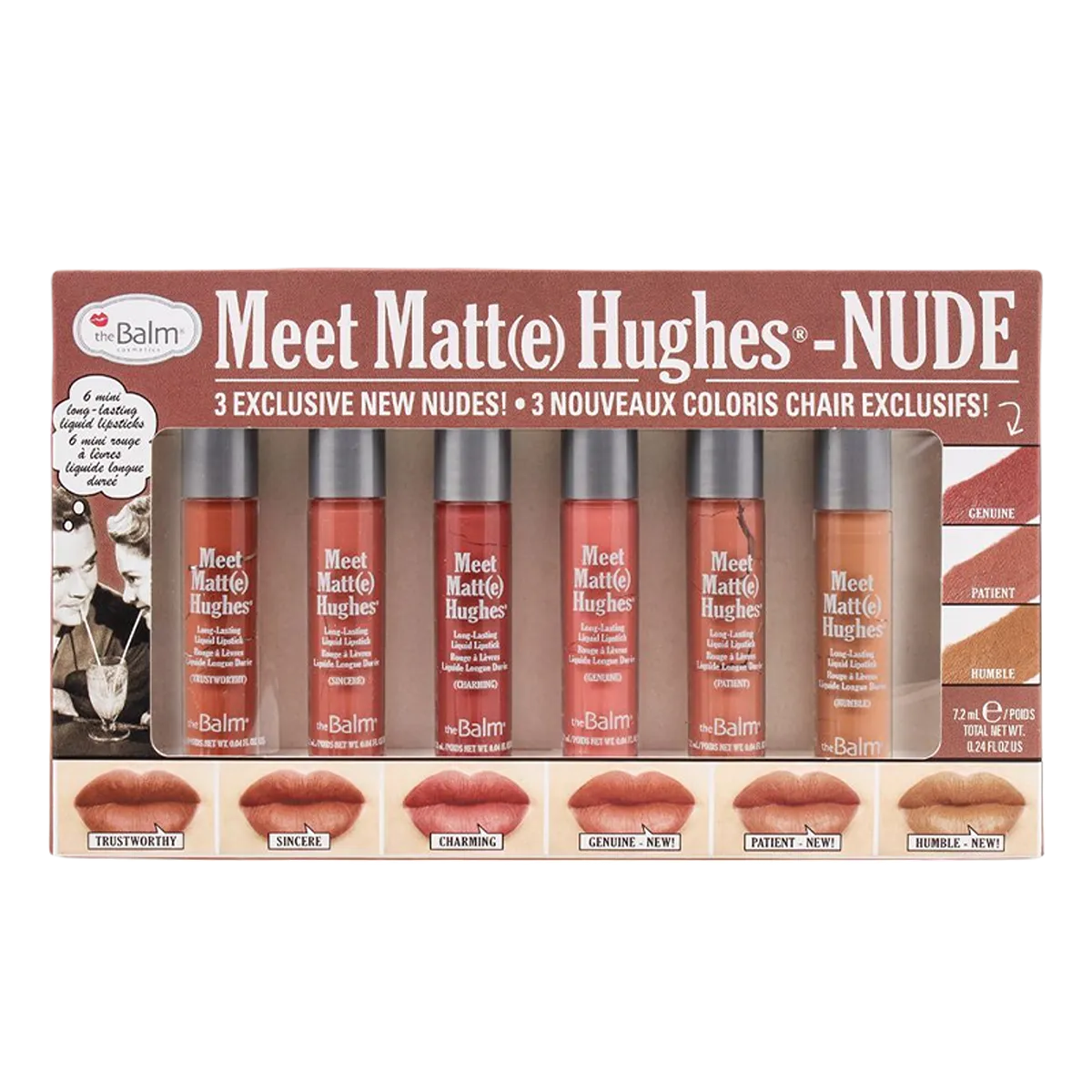 TheBalm Meet Matt Hughes Nude Set of 6 Mini Liquid