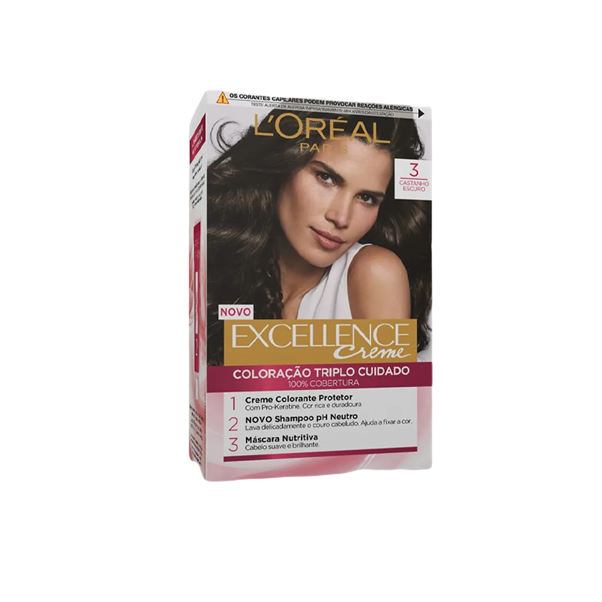 Loreal Exc Hair Color Dark Brown 3