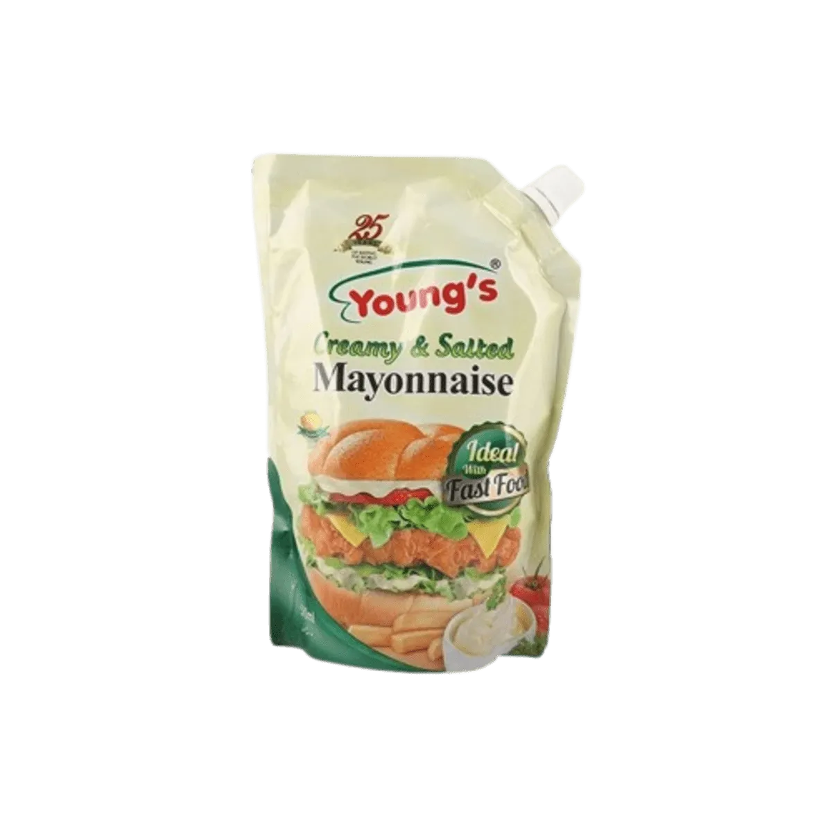 Youngs Creamy & Salted Mayonnaise Pouch 500ml