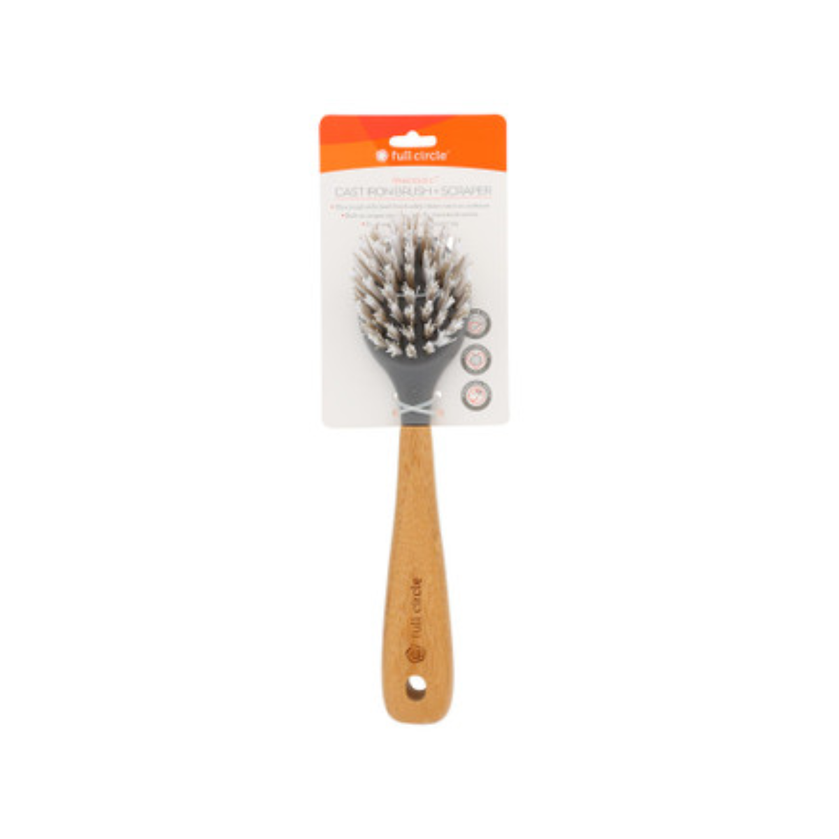 Full Circle Home, Tenacious C Cast Iron Brush And Scraper, Case Of 6, 1 ct