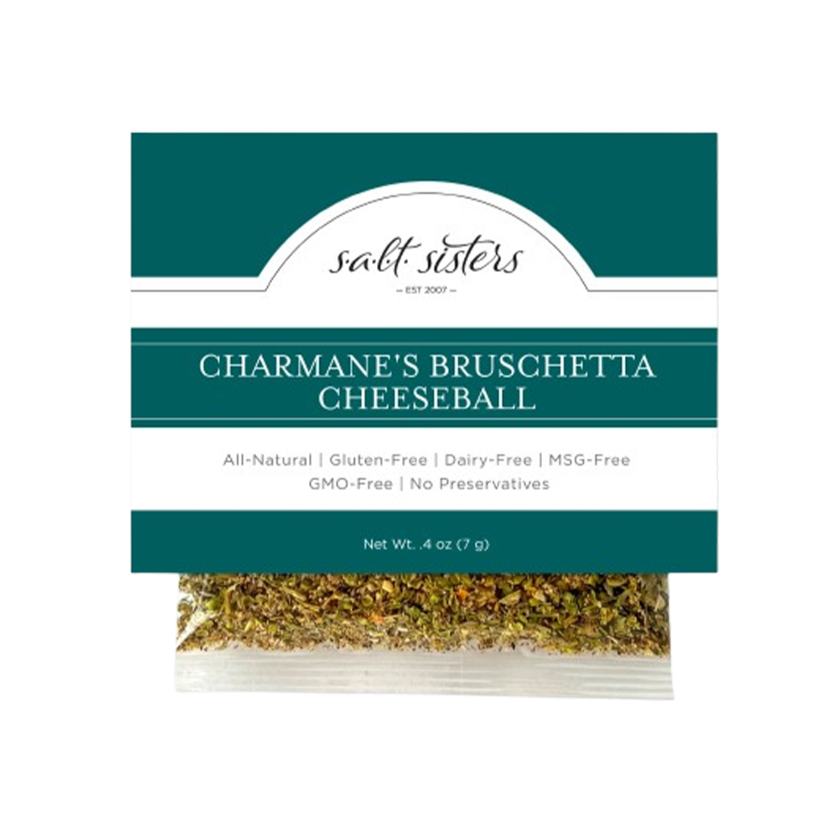 s.a.l.t. sisters llc, Charmane's Bruschetta Cheeseball Mix - Case of 6 - .4 OZ
