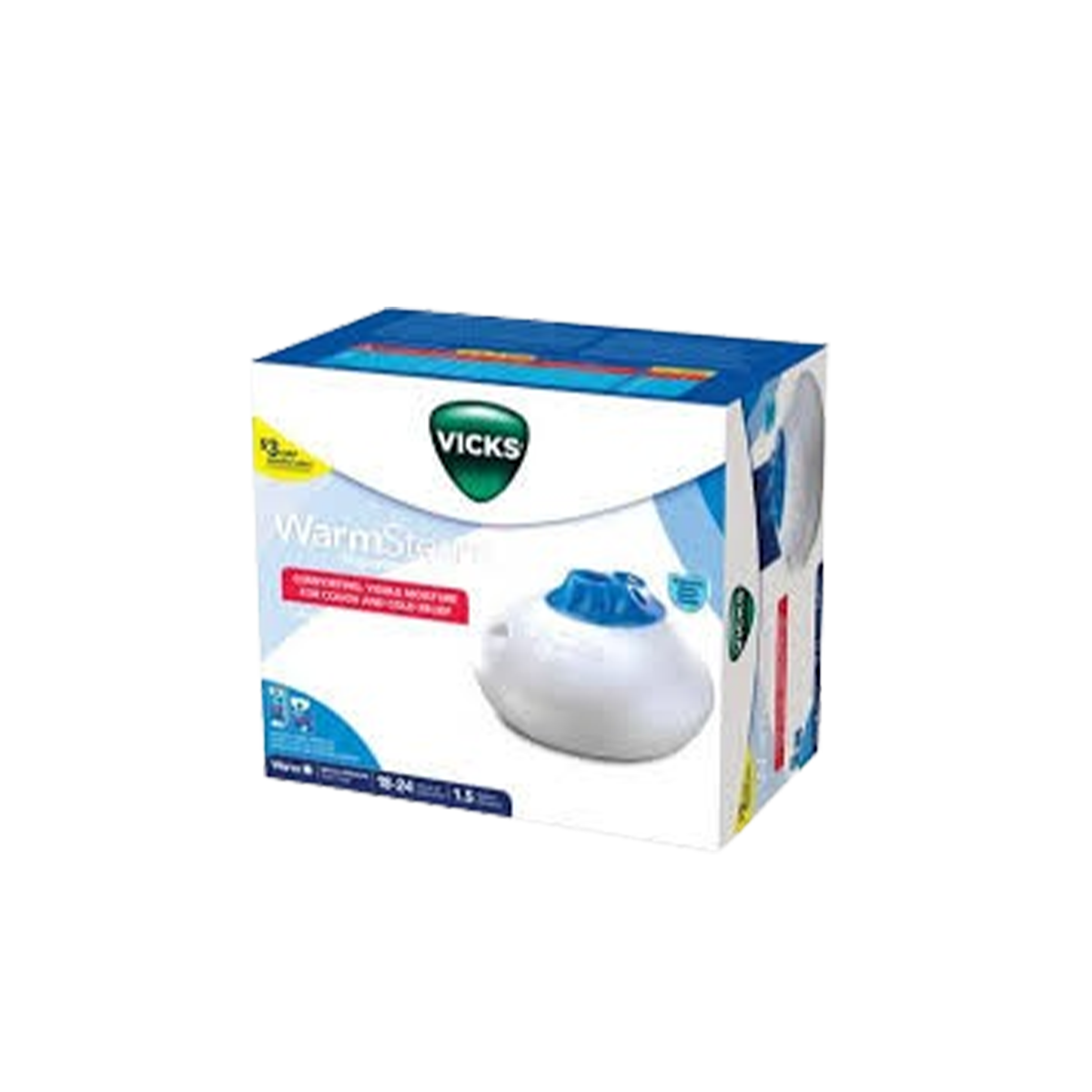 Vicks WarmSteam 1.5 gal 12 sq ft Automatic Steam Vaporizer