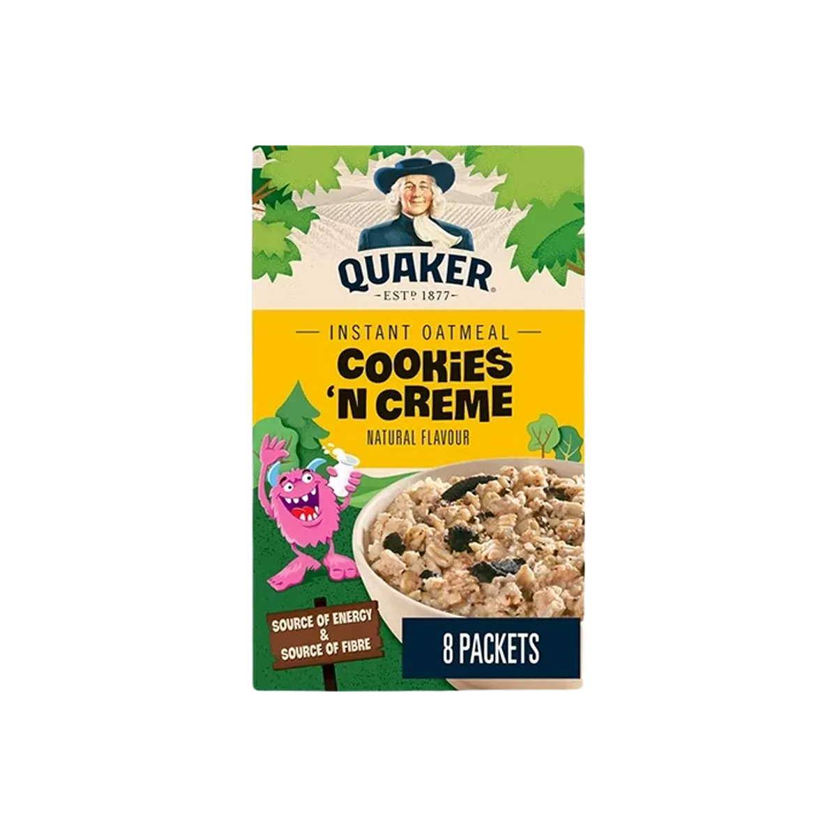 Quaker Oatmeal Cookies Creams 304g