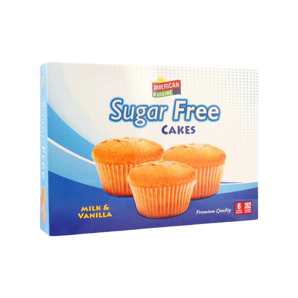 American Kuisine Sugar Free 06 Cup Cakes Vanilla