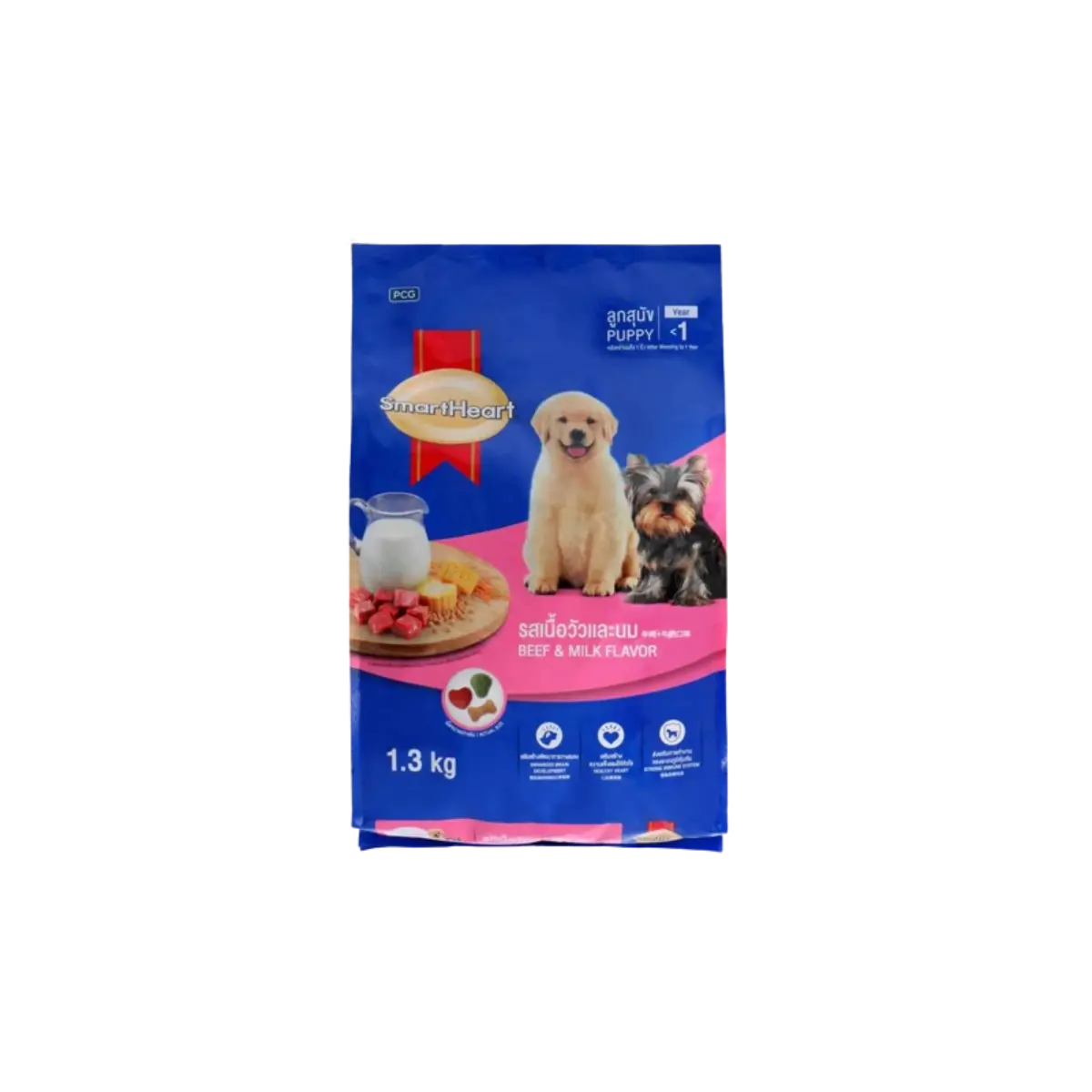 Smartheart Puppy Beef And Milk 1.3Kg