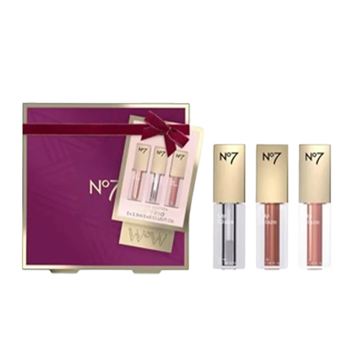 No7 Limited Edition Lip Trio Lip Glazes