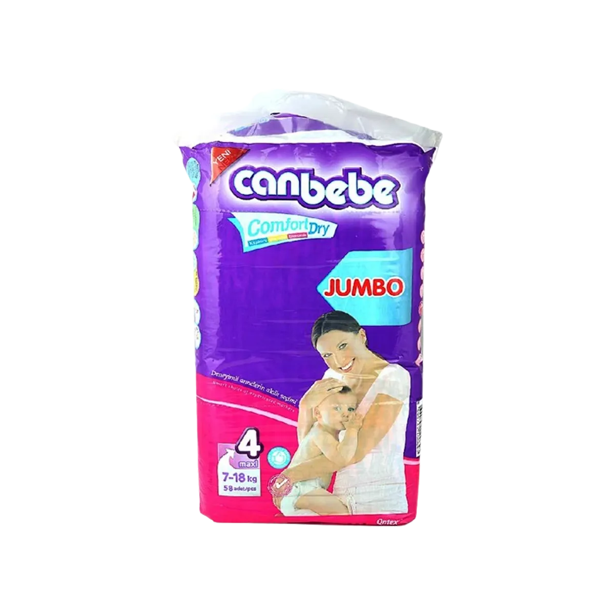 Canbebe Jumbo Maxi Diaper Size 4 - 58 Pieces