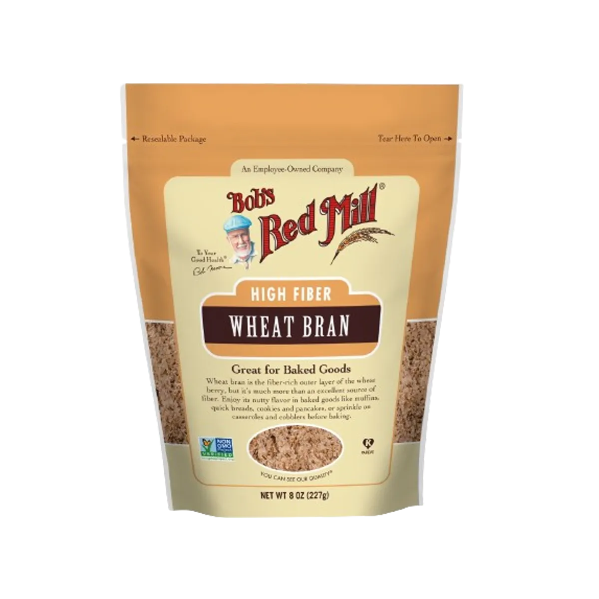 Bobs Red Mill Unprocessed Wheat Bran 16oz