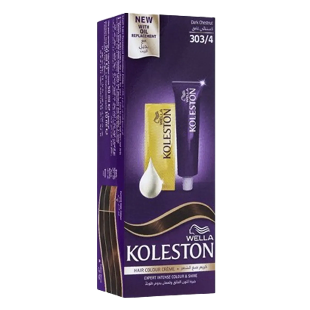 Wella Koleston Hair Colour Dark Chestnut 303/4