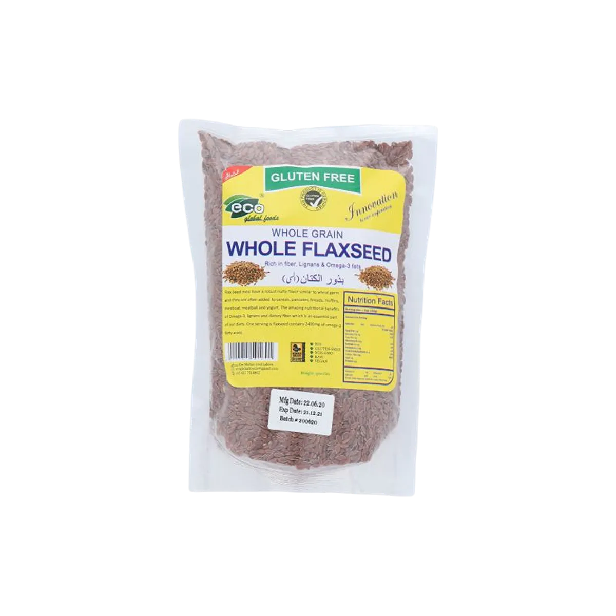 Eco Food Flax seed Whole 300g