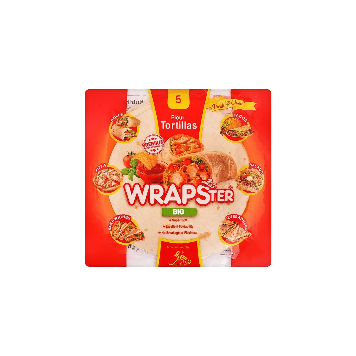 Tortilla Wraps Stear 5s