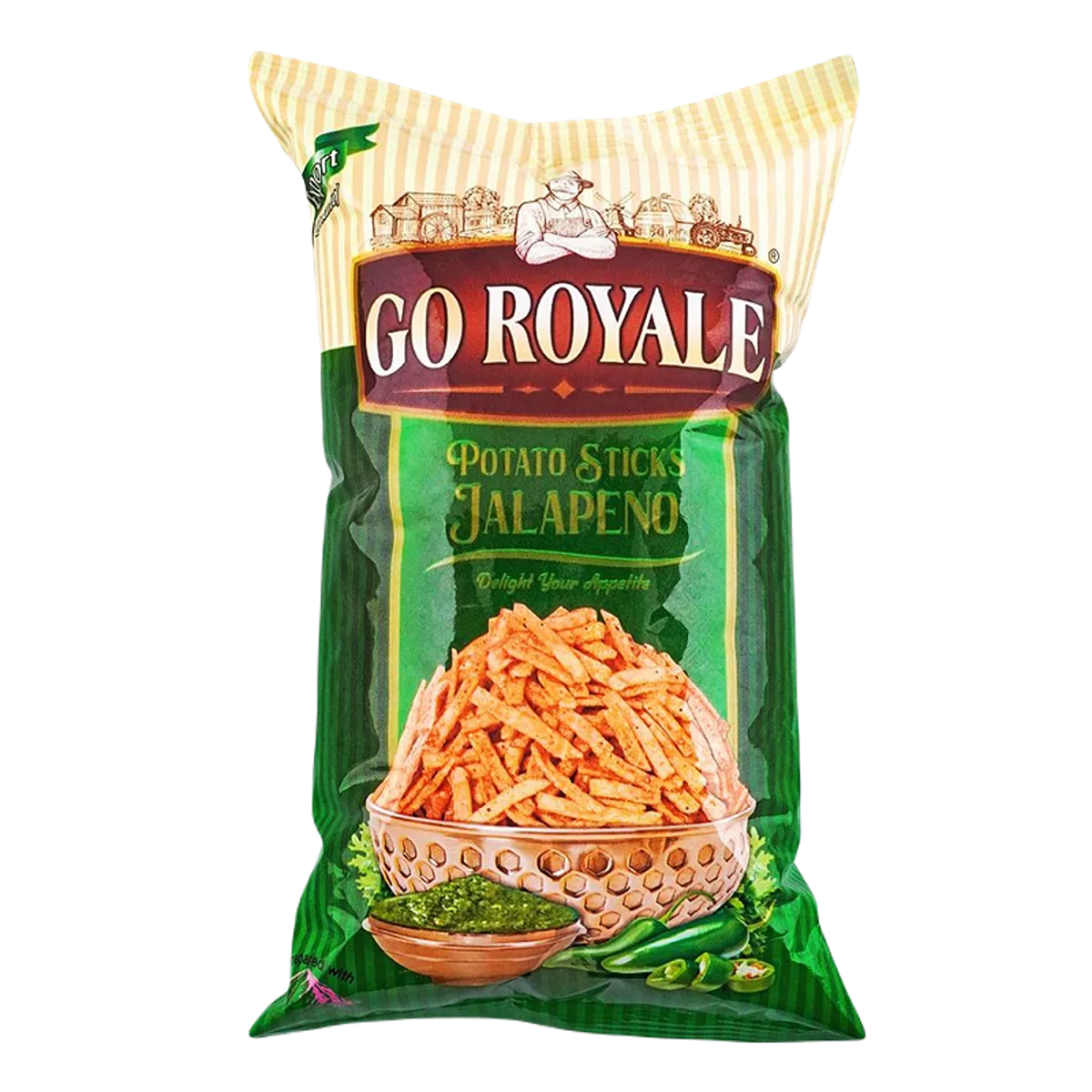 Go Royale Jalapeno Potato Sticks 110g