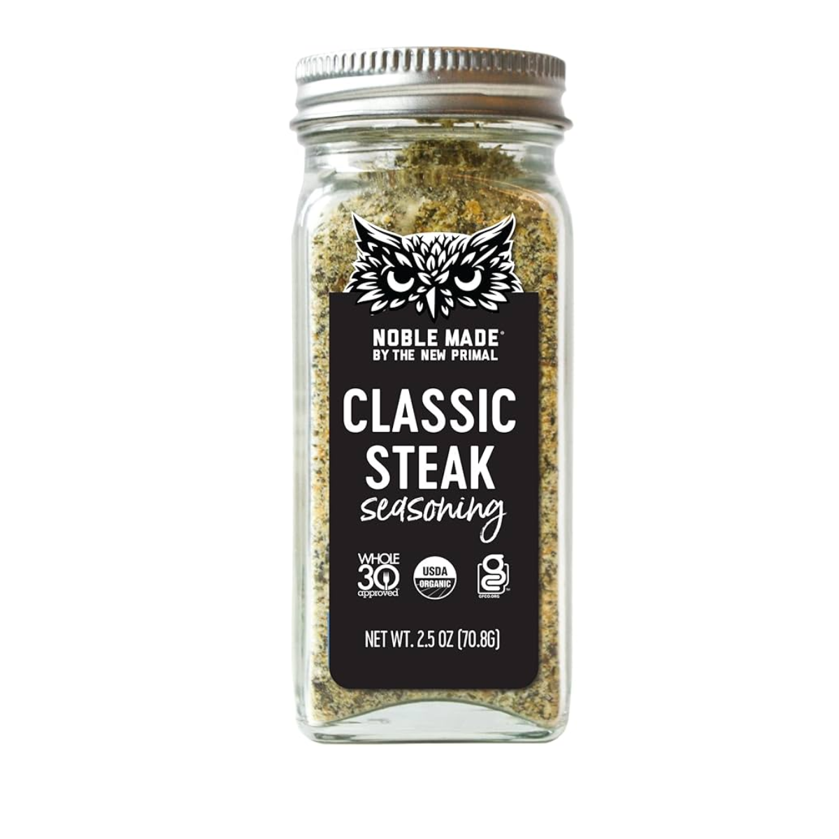 The New Primal, Noble Made Classic Steak Seasoning, Case Of 6, 2.5 oz