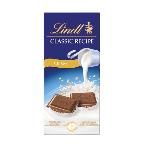 Lindt Crispy Smooth Milk Chocolate 125g