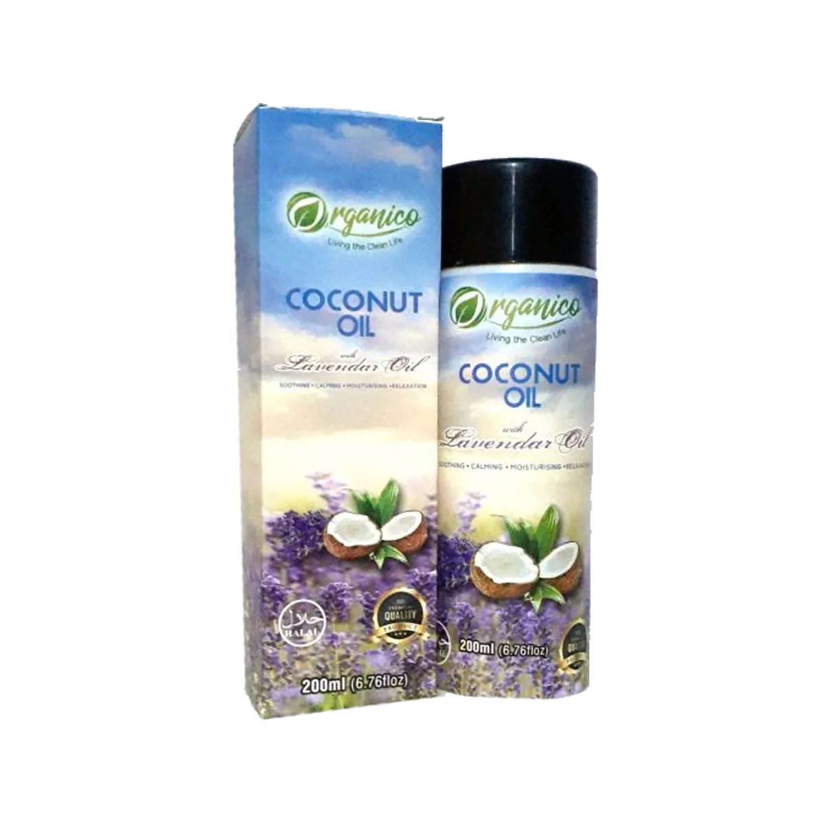 Organico Coconut Lavendar Oil 200ml