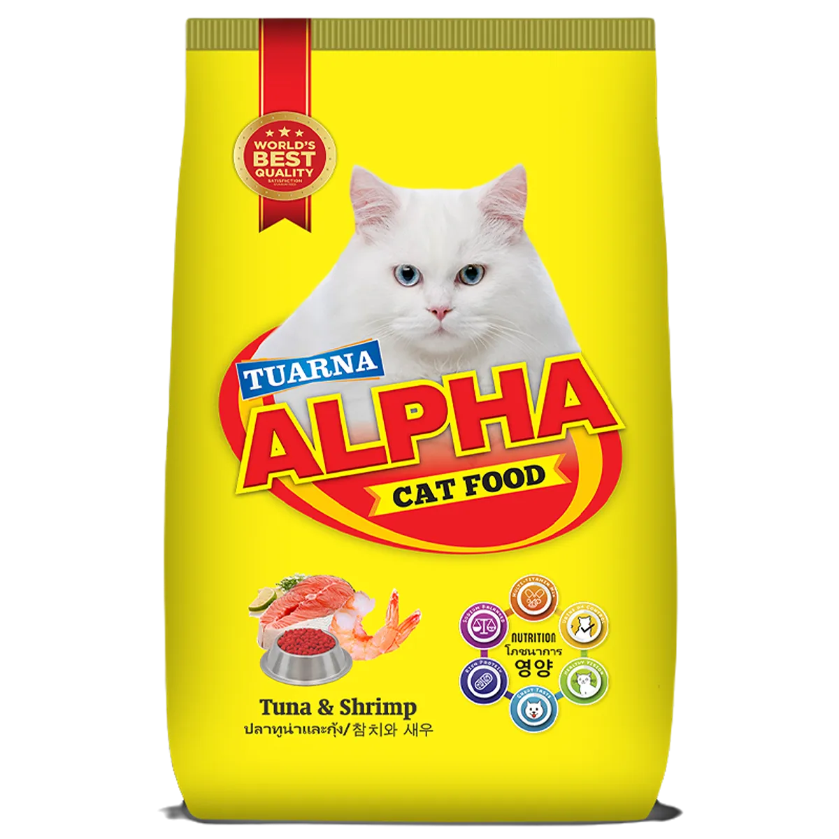 Tuarna Alpha Cat Food Tuna & Shrimp 450g