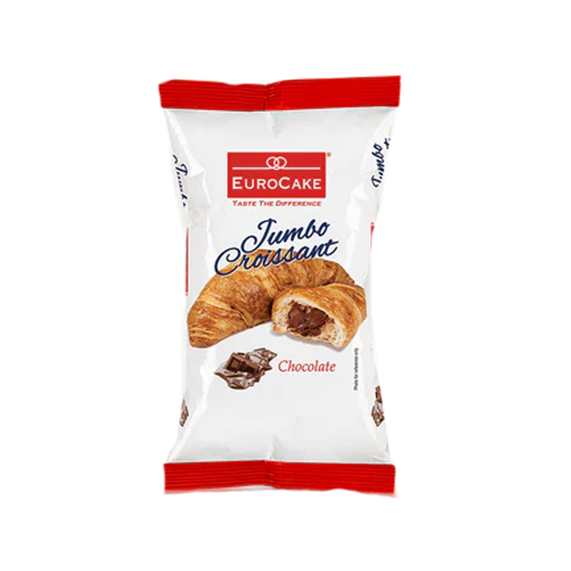 Eurocake Jumbo Croissant Hazelnut 40gm