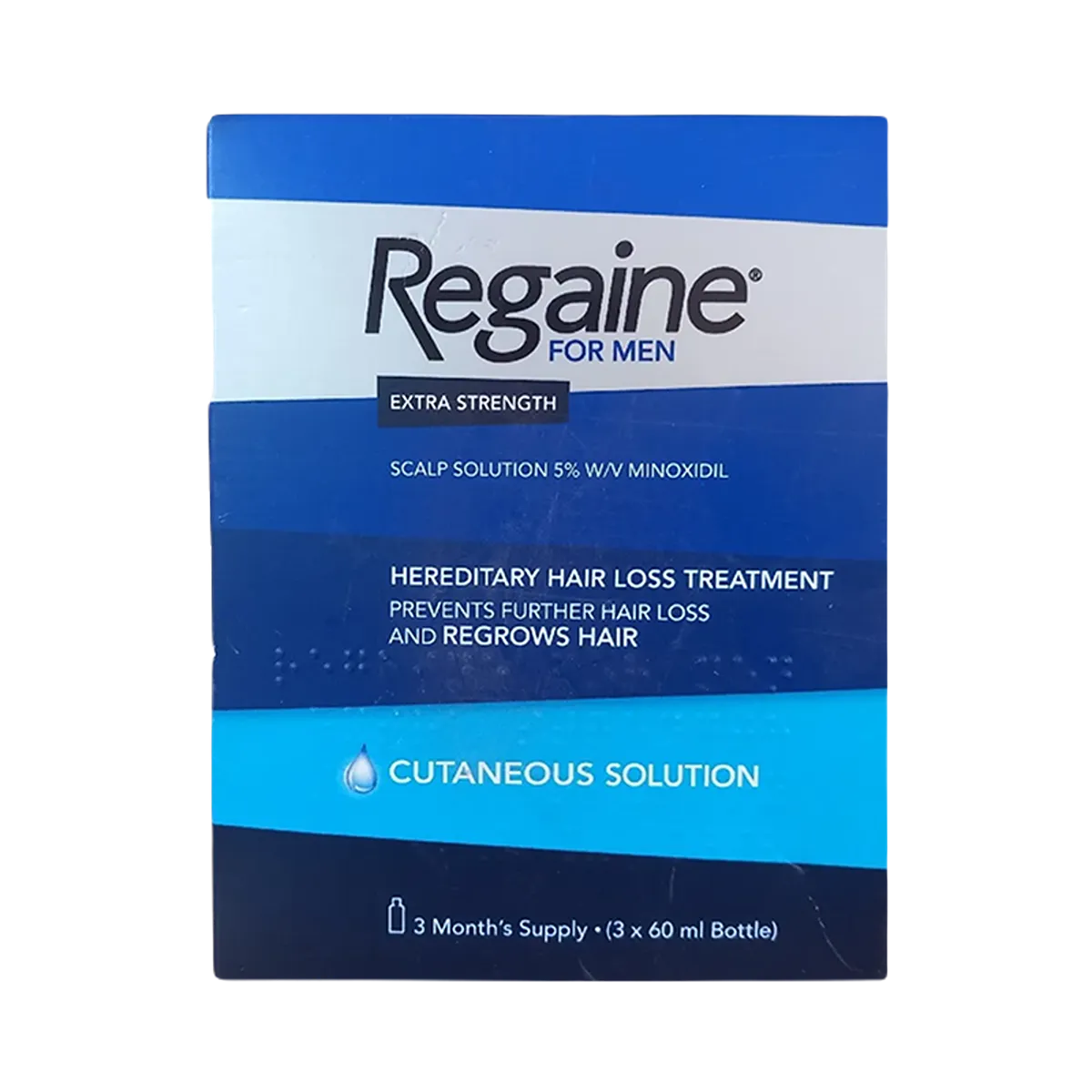 Regaine For Men Extra Strength Scalp solution 3x60ml