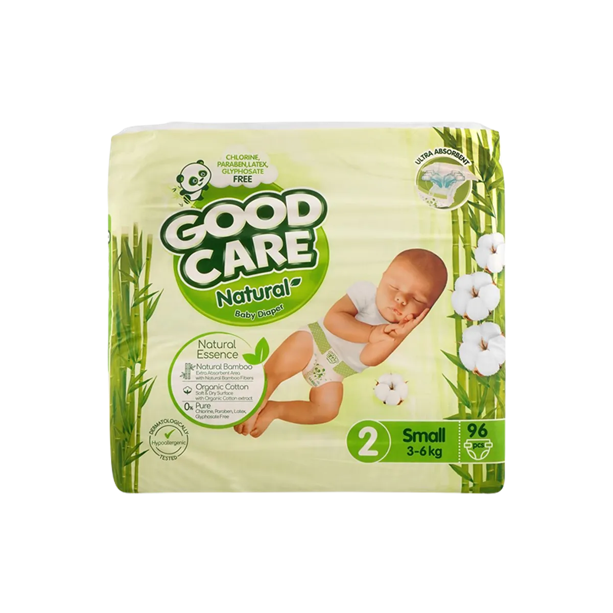 Good Care Natural Baby Diaper Small 3-6 kg