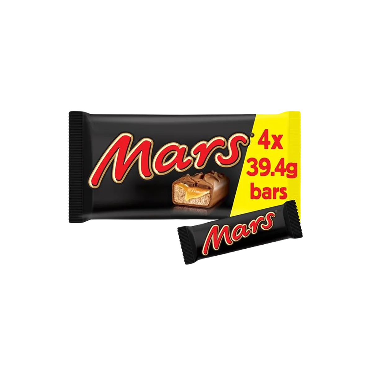 Mars Caramel, Nougat & Milk Chocolate Snack Bars 39.4g