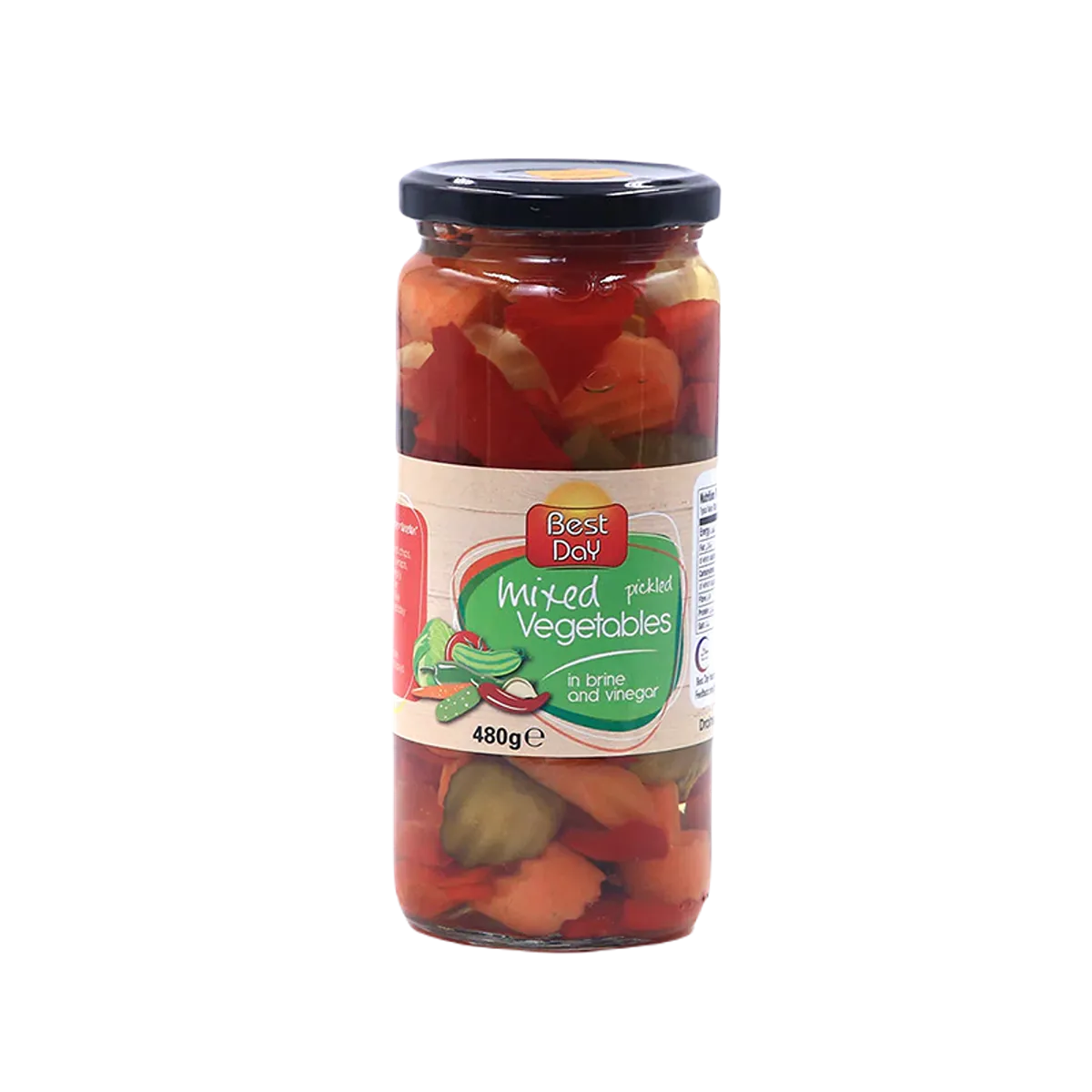 BEST DAY MIX VEGETABLE PICKLE 480G