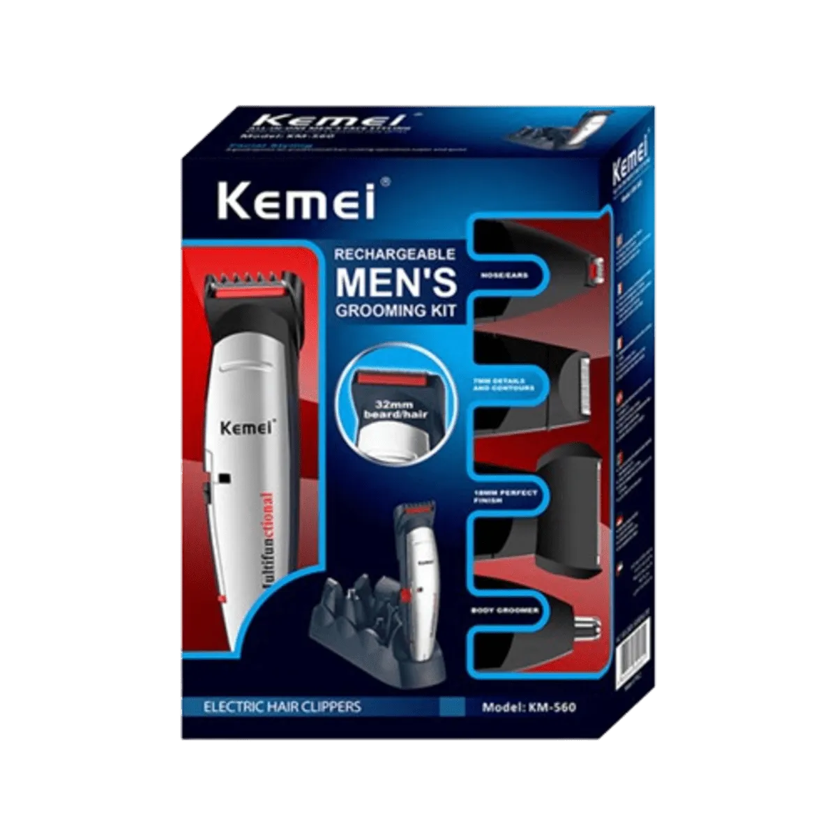 Rechargeable Mens Grooming Kit Km-560