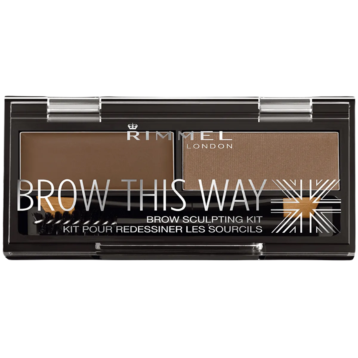 Rimmel London Brow This Way Brow Sculpting Kit Dark Brown - 003