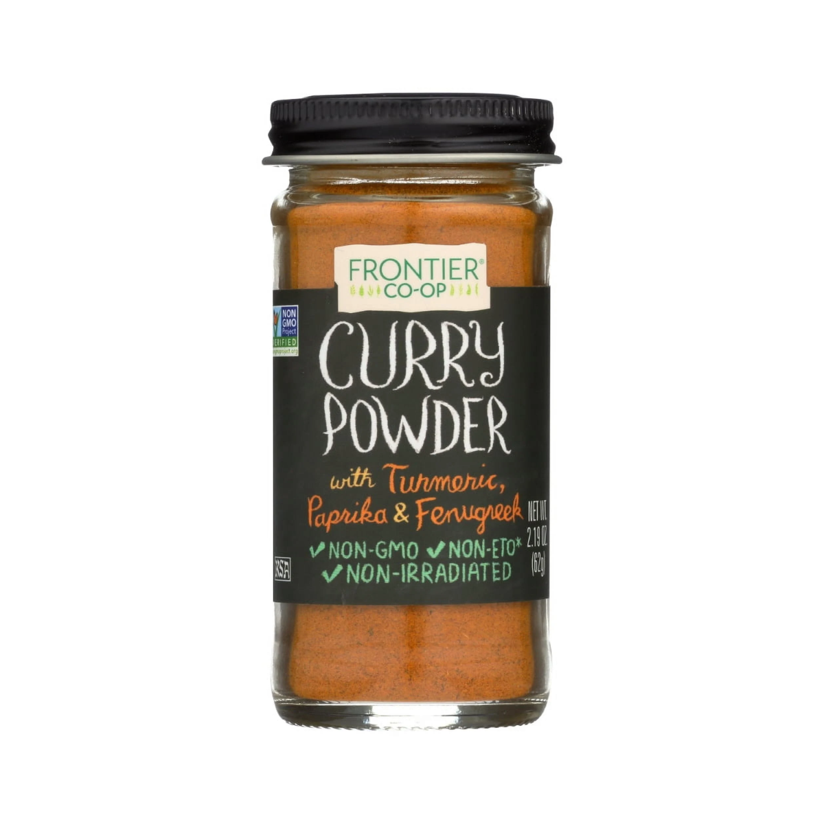 Frontier Nat Prod Co-op, Curry Powder Seasoning Blend, 1 Each, 2.19 oz
