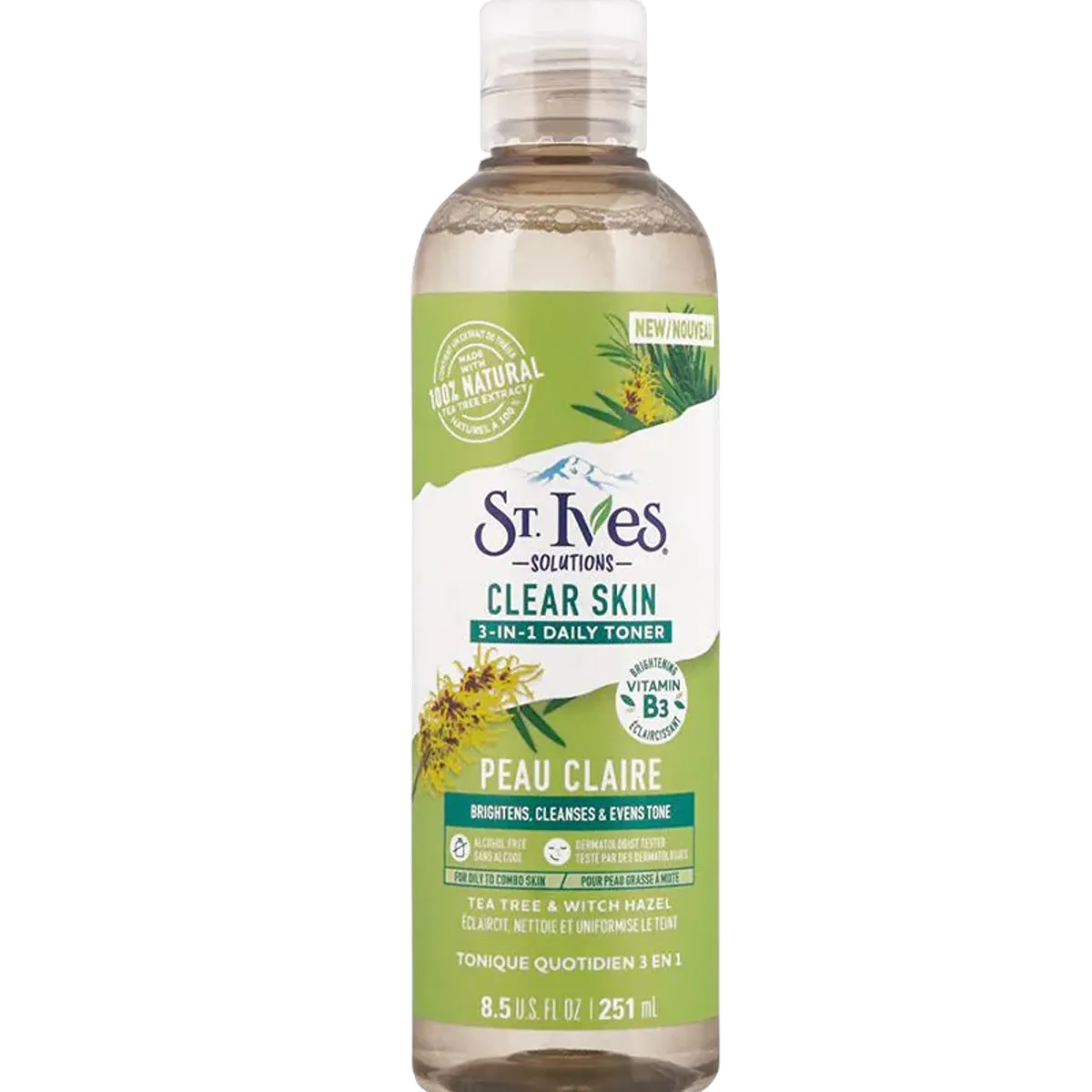 St.Ives Clear Skin 3 in 1 Daily toner 251ml