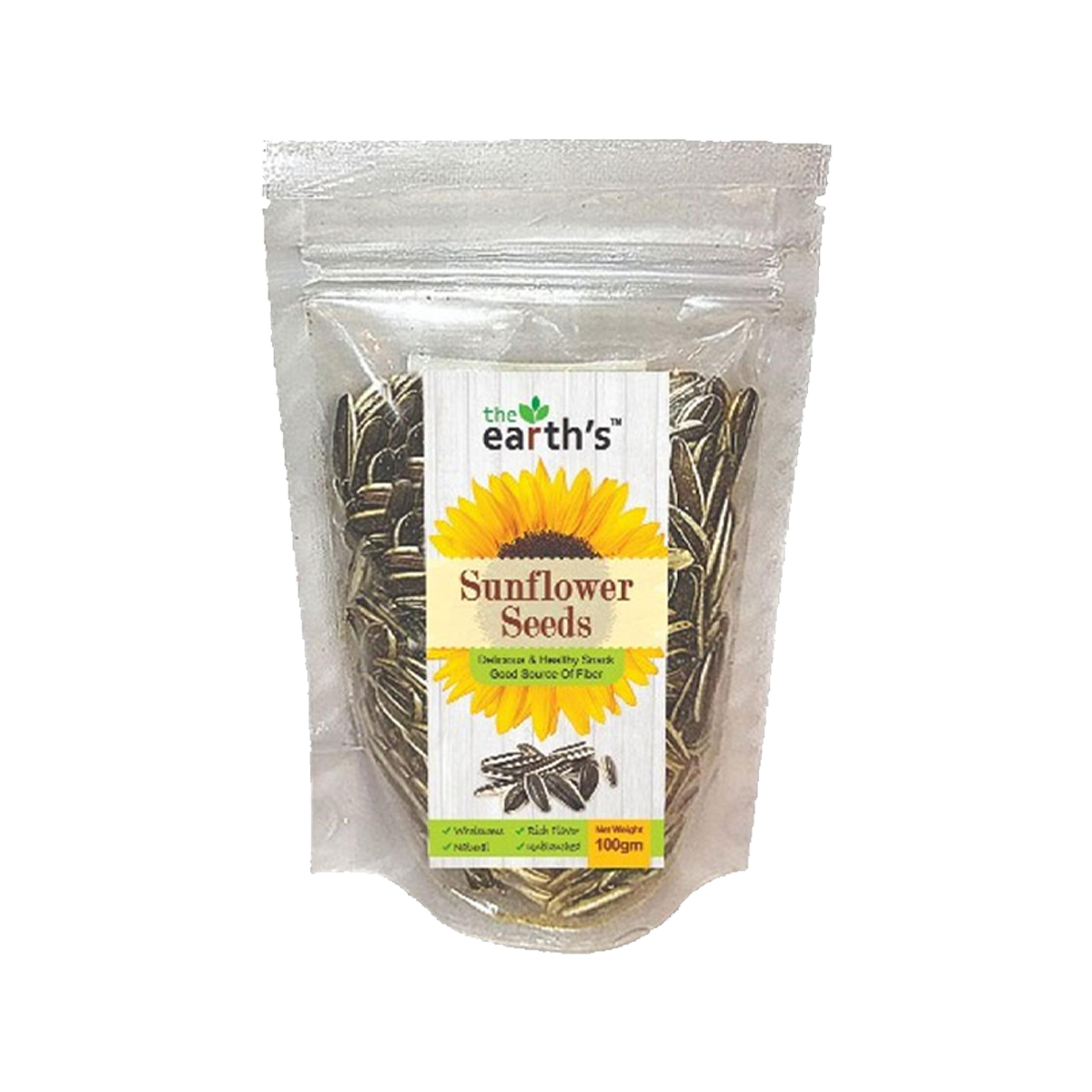 The Earths Sunflower Seeds 100gm