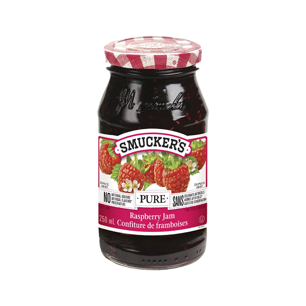 Smuckers Pure Jam Strawberry 250 ml