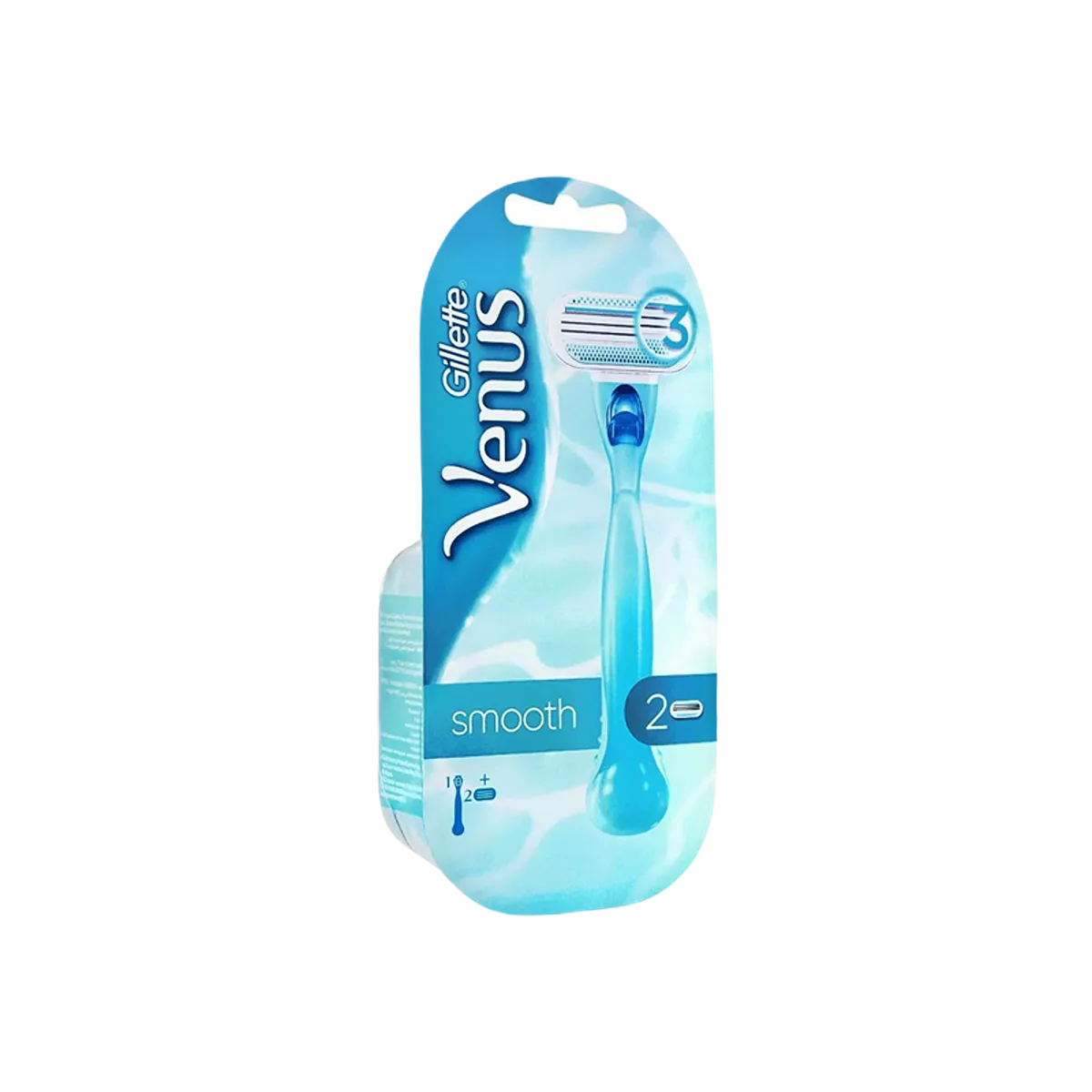 Gillette Venus Smooth Razor 1s 2 Up