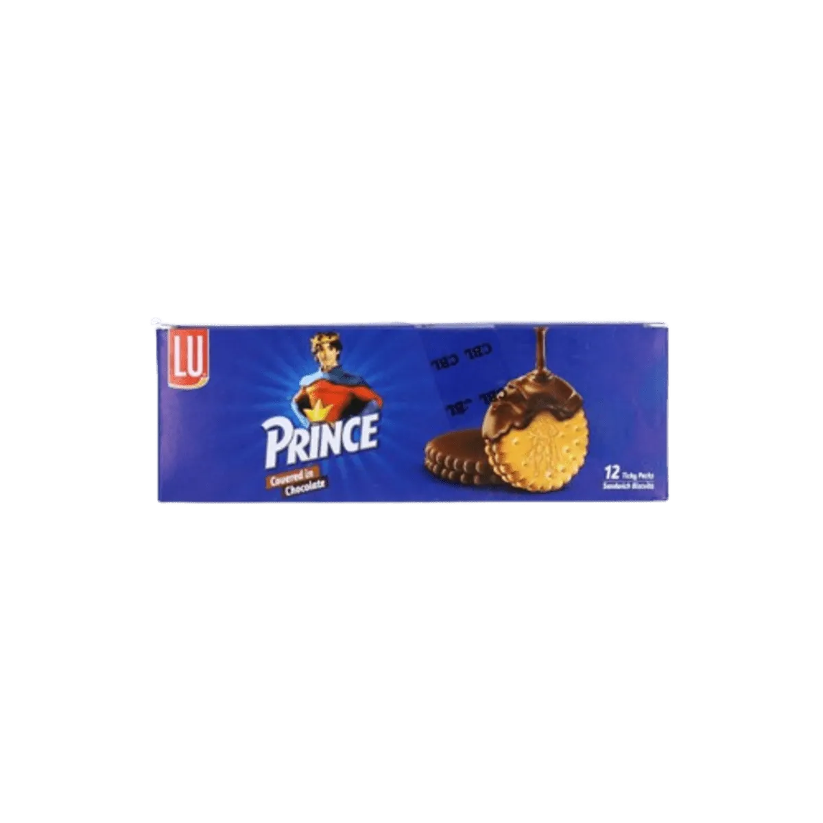 LU Prince Covered In Chocolate Sandwich Biscuit RS.20