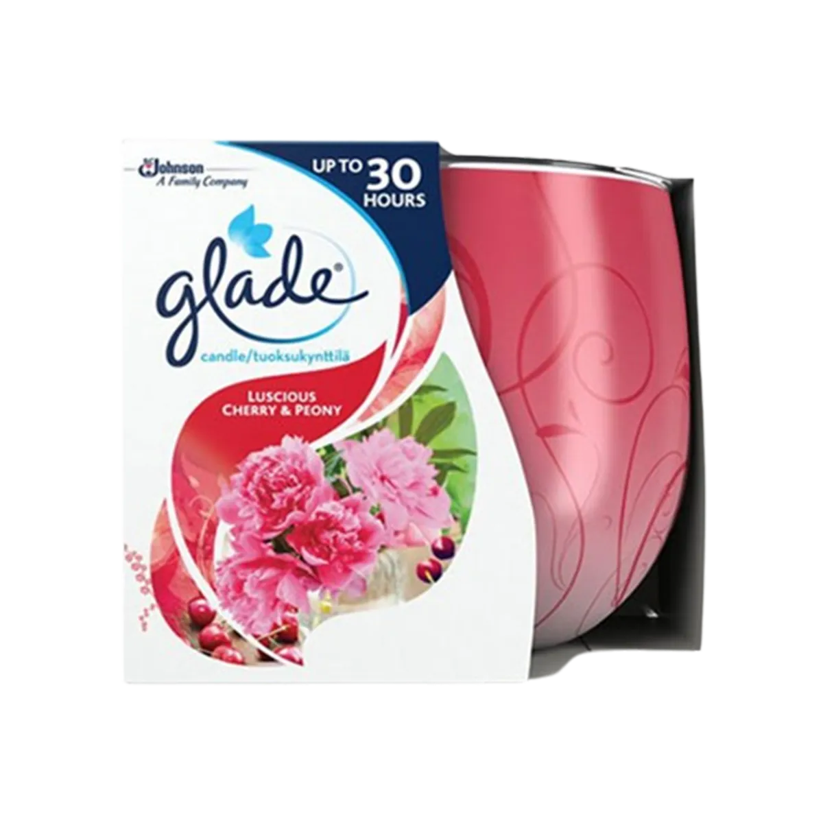 Glade Candle Luscion Cherry & Peony Zen 120g