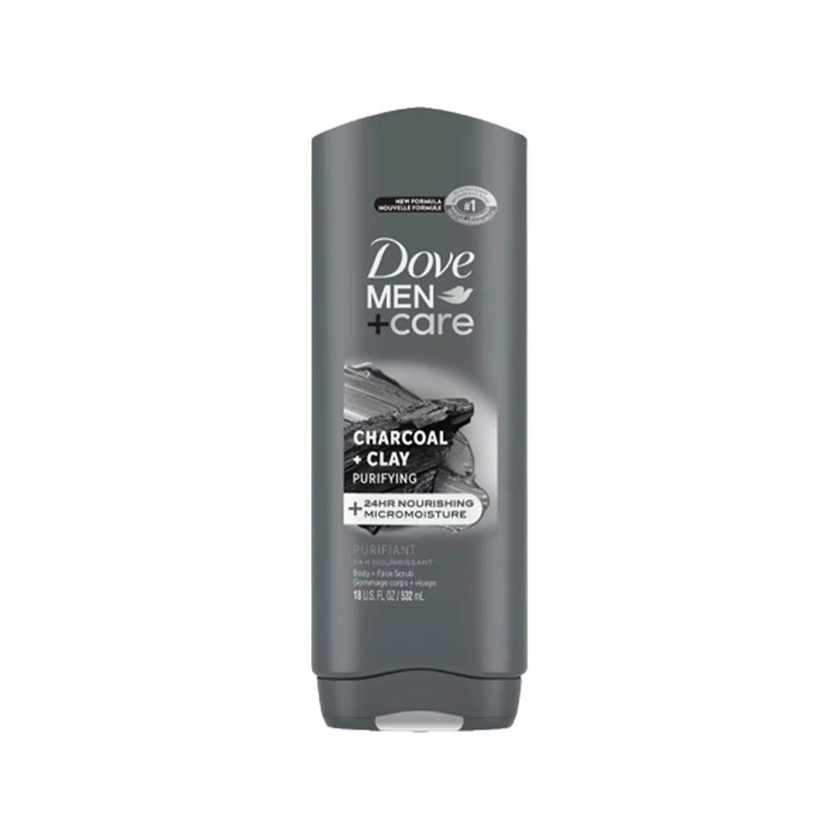 Dove Men+Care Body Wash Charcoal Clay 250ml