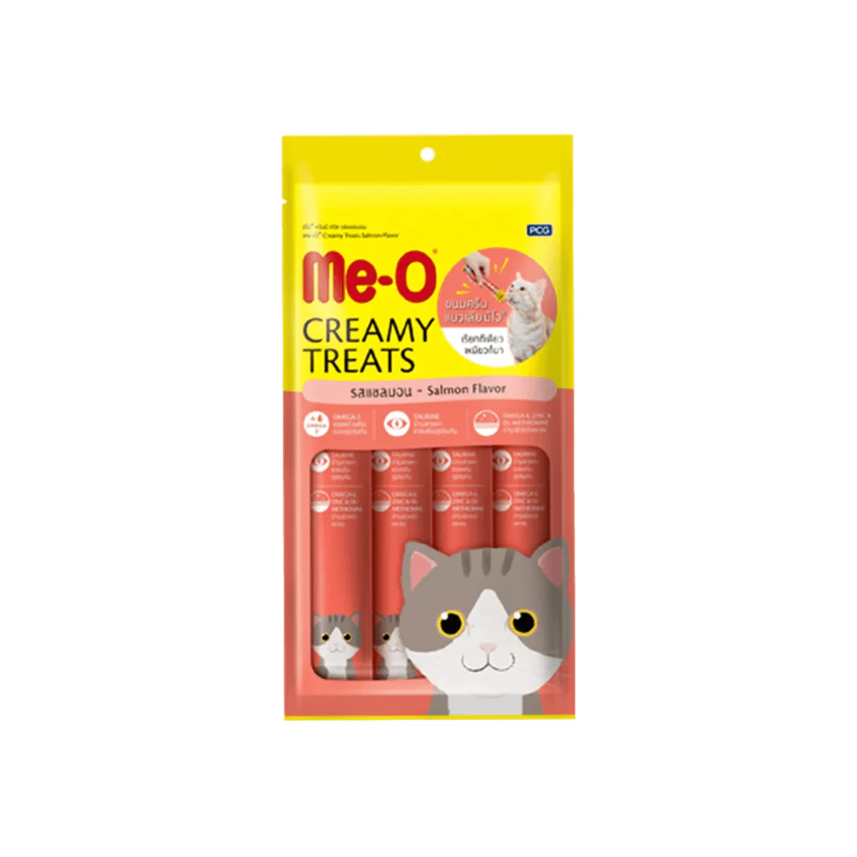 Me-o Creamy Treats Salmon 15g 4 sachets