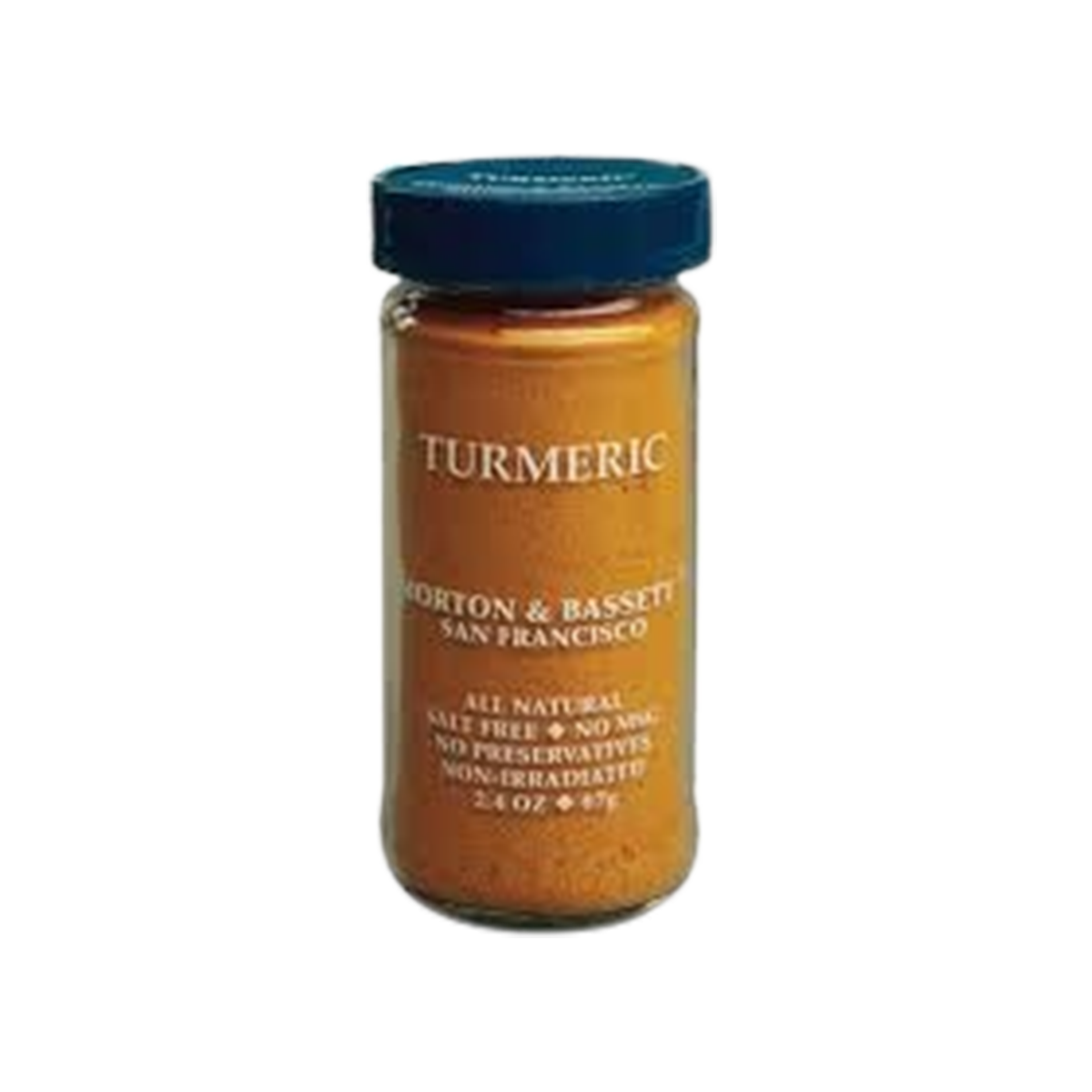 Morton & Bassett, Seasoning Ground Turmeric, Case Of 3, 2.4 oz