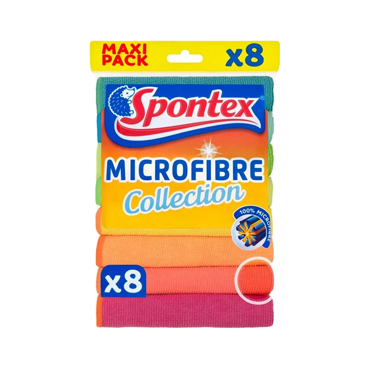 Spontex Microfibre Collection x8