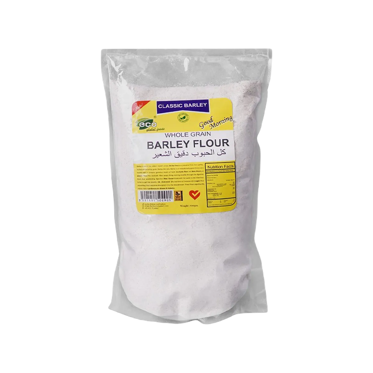 Eco Food Gluten Free Barley Flour 700g