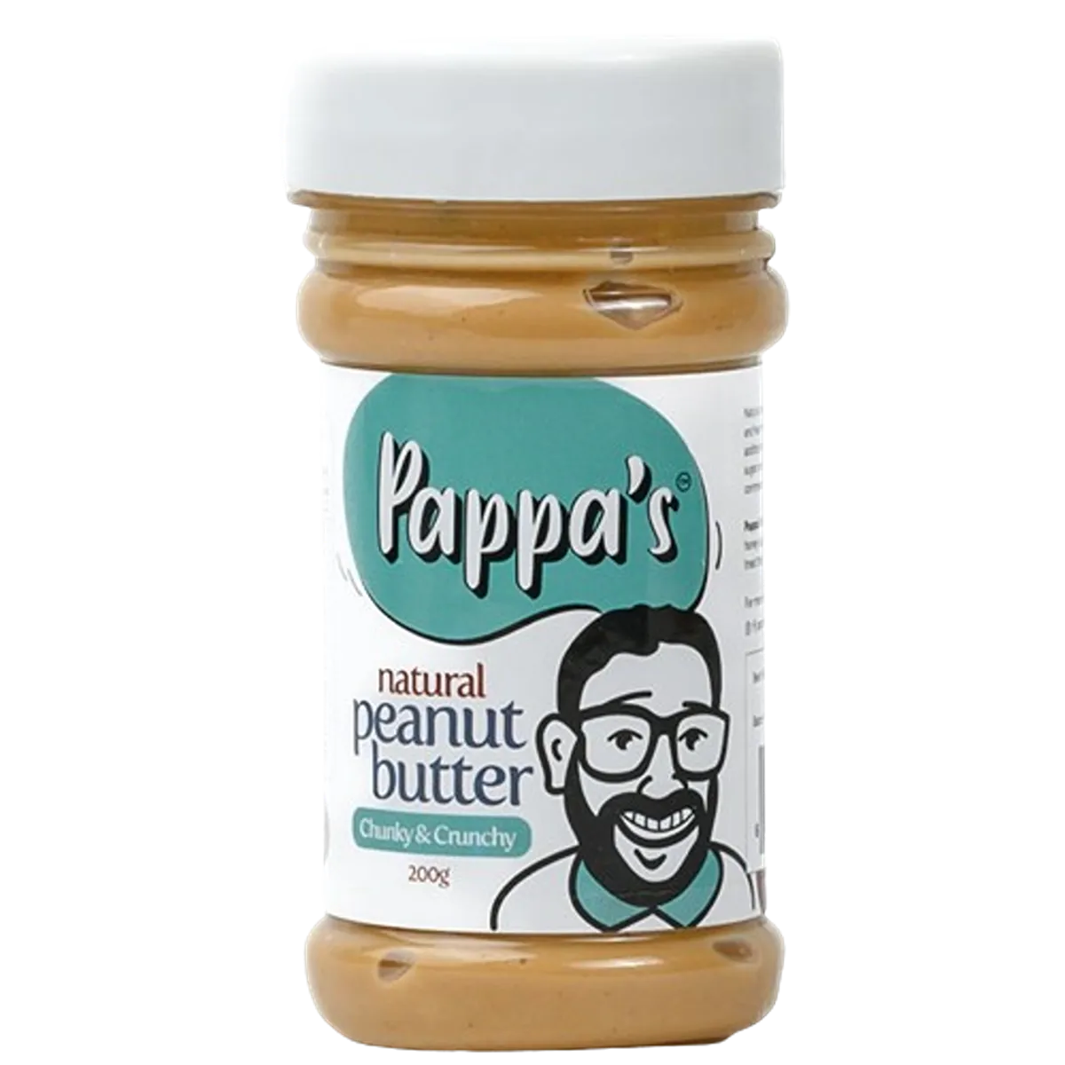 Pappas Natural Peanut Butter Smooth & Creamy 500g