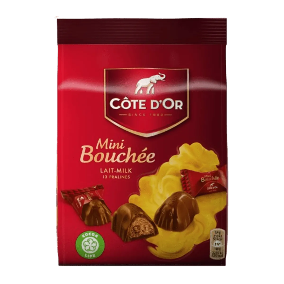 Cote Dor Mini Bouchee Milk Chocolates Bag 122g