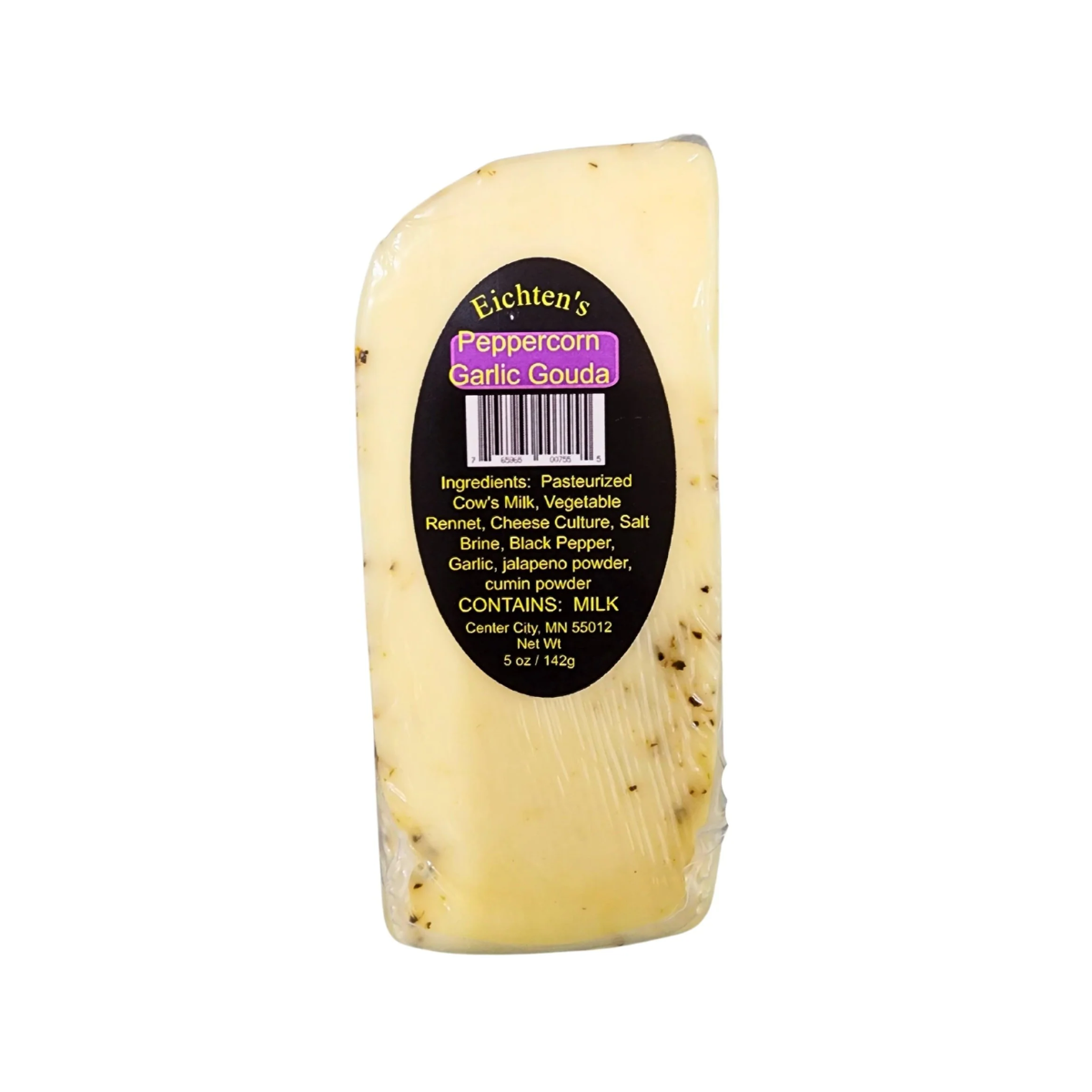 Eichtens Peppercorn Garlic Gouda Cheese Wheel- 10 lba