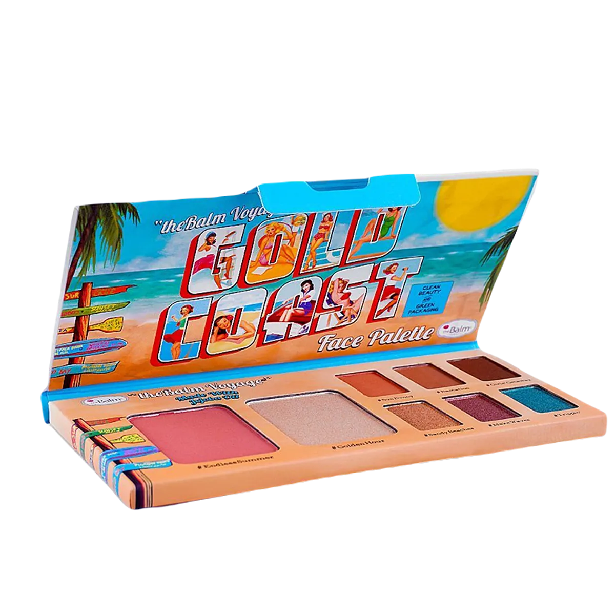 The Balm Gold Coast Face Palette - Allure Beauty