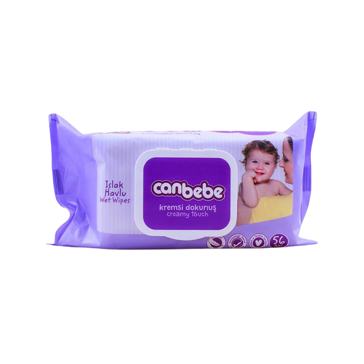 Canbebe Wet Wipes Creamy Touch 56 Pcs