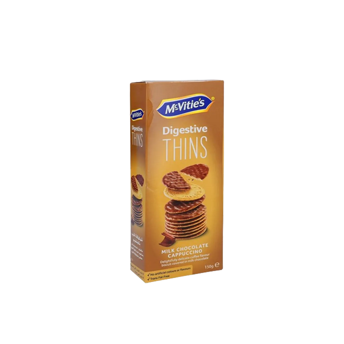 McVities Digestive Thins Milk Chocolate Cappuccino 150g